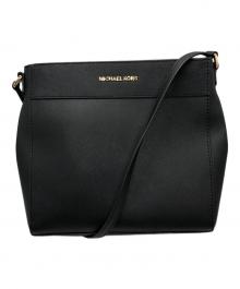 MICHAEL KORS（マイケルコース）の古着「レザーショルダーバッグ/MICHAEL KORSバッグ」｜ブラック