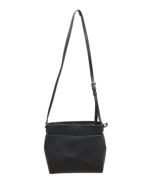 MICHAEL KORS（マイケルコース）MICHAEL KORS (マイケルコース) レザーショルダーバッグ/MICHAEL KORSバッグ ブラックの古着・服飾アイテム