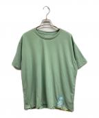 MOUNTAIN RESEARCHtマウンテン・リサーチ）の古着「バックプリントTシャツ/MOUNTAIN RESEARCHt」｜グリーン