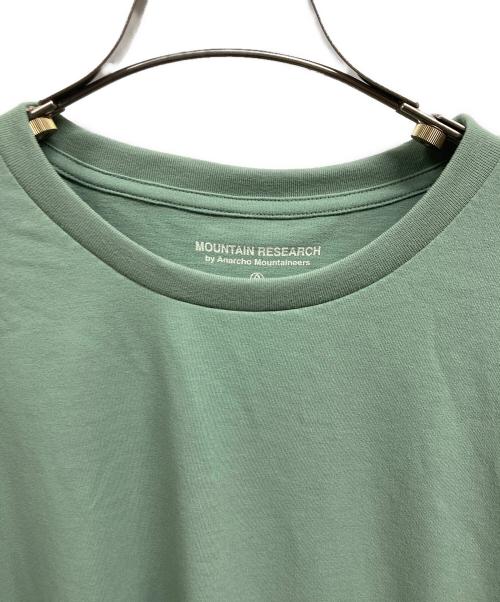 MOUNTAIN RESEARCHt（マウンテン・リサーチ）MOUNTAIN RESEARCHt (マウンテン・リサーチ) バックプリントTシャツ/MOUNTAIN RESEARCHt グリーン サイズ:S 未使用品の古着・服飾アイテム