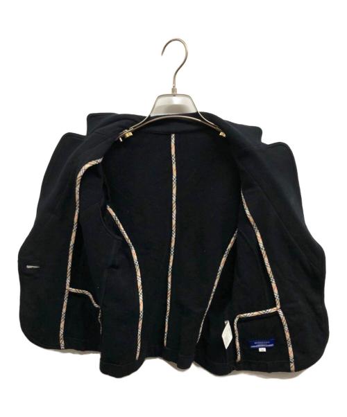 BURBERRY BLUE LABEL（バーバリー ブルー レーベル）BURBERRY BLUE LABEL (バーバリー ブルー レーベル) 半袖パフスリーブジャケット ブラック サイズ:38の古着・服飾アイテム