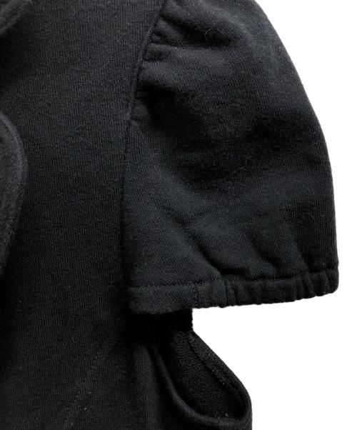 BURBERRY BLUE LABEL（バーバリー ブルー レーベル）BURBERRY BLUE LABEL (バーバリー ブルー レーベル) 半袖パフスリーブジャケット ブラック サイズ:38の古着・服飾アイテム