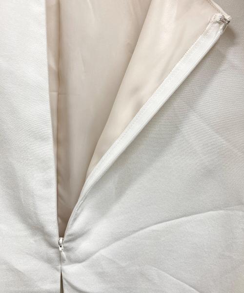Demi-Luxe Beams（デミルクス ビームス）Demi-Luxe BEAMS (デミルクス ビームス) ヴィスコース バックタック ロングスリーブ ワンピース ベージュ サイズ:38の古着・服飾アイテム