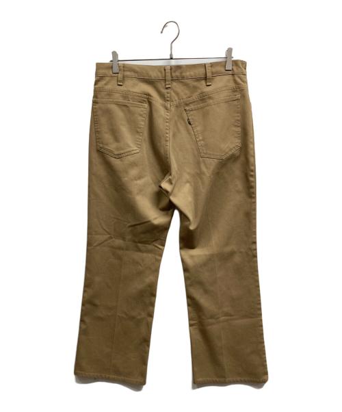 LEVI'S（リーバイス）LEVI'S (リーバイス) STA-PREST フレアパンツ ベージュ サイズ:W36L29の古着・服飾アイテム