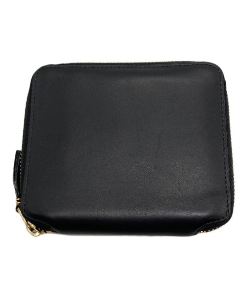 Wallet Comme des Garcons（ウォレット・コム デ ギャルソン）Wallet COMME des GARCONS  (ウォレット・コム デ ギャルソン) CLASSIC PLAIN ジップ ウォレット ブラックの古着・服飾アイテム