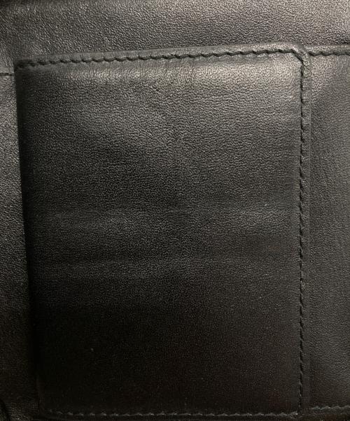 Wallet Comme des Garcons（ウォレット・コム デ ギャルソン）Wallet COMME des GARCONS  (ウォレット・コム デ ギャルソン) CLASSIC PLAIN ジップ ウォレット ブラックの古着・服飾アイテム