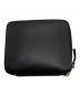 Wallet COMME des GARCONS  (ウォレット・コム デ ギャルソン) CLASSIC PLAIN ジップ ウォレット ブラック：7000円