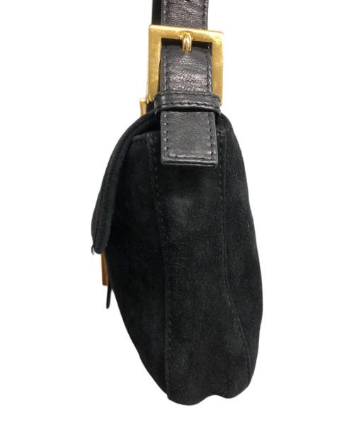FENDI（フェンディ）FENDI (フェンディ) スウェードワンショルダーバッグ ブラックの古着・服飾アイテム