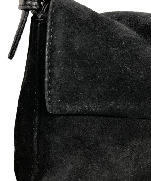 FENDI（フェンディ）FENDI (フェンディ) スウェードワンショルダーバッグ ブラックの古着・服飾アイテム
