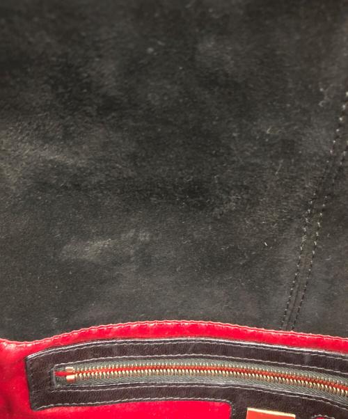 FENDI（フェンディ）FENDI (フェンディ) スウェードワンショルダーバッグ ブラックの古着・服飾アイテム