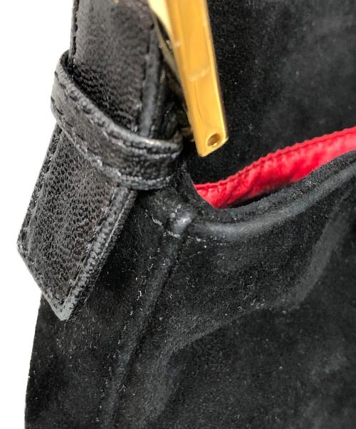 FENDI（フェンディ）FENDI (フェンディ) スウェードワンショルダーバッグ ブラックの古着・服飾アイテム