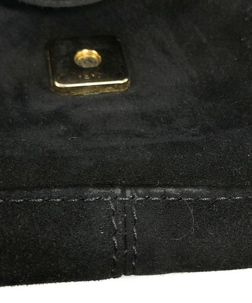 FENDI（フェンディ）FENDI (フェンディ) スウェードワンショルダーバッグ ブラックの古着・服飾アイテム