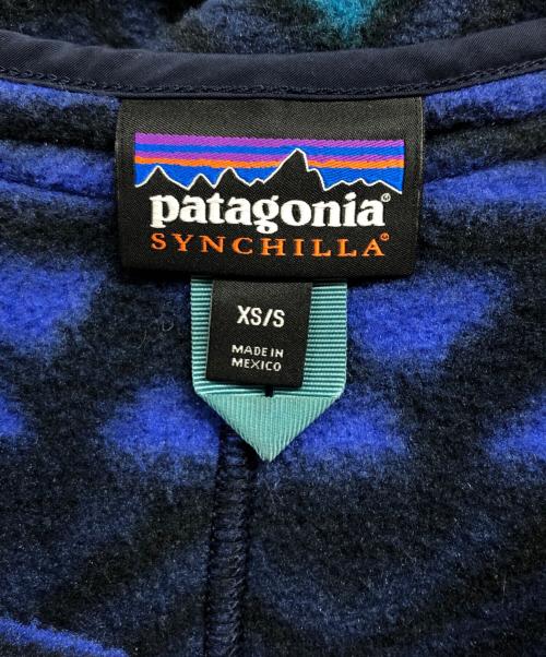 Patagonia（パタゴニア）Patagonia (パタゴニア) Light Weight Synchilla Poncho ブルー サイズ:XSの古着・服飾アイテム