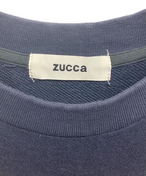 ZUCCA（ズッカ）ZUCCA (ズッカ) 異素材MIX切替ワンピース ブラック×カーキ サイズ:Mの古着・服飾アイテム