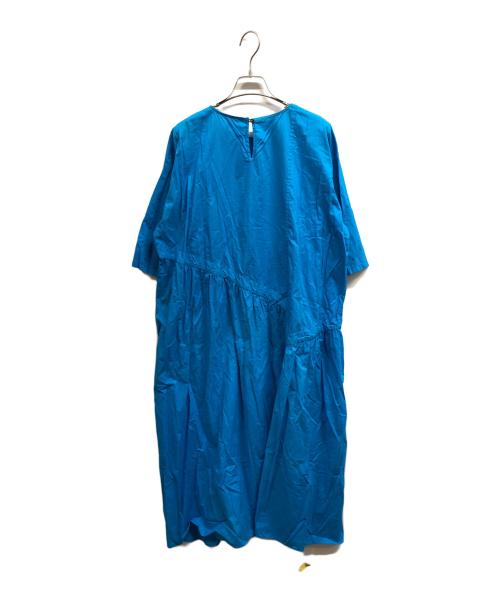 ZUCCA（ズッカ）ZUCCA (ズッカ) ガーメントダイローンワンピース ブルー サイズ:Mの古着・服飾アイテム