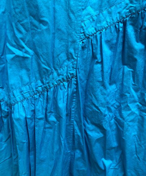 ZUCCA（ズッカ）ZUCCA (ズッカ) ガーメントダイローンワンピース ブルー サイズ:Mの古着・服飾アイテム