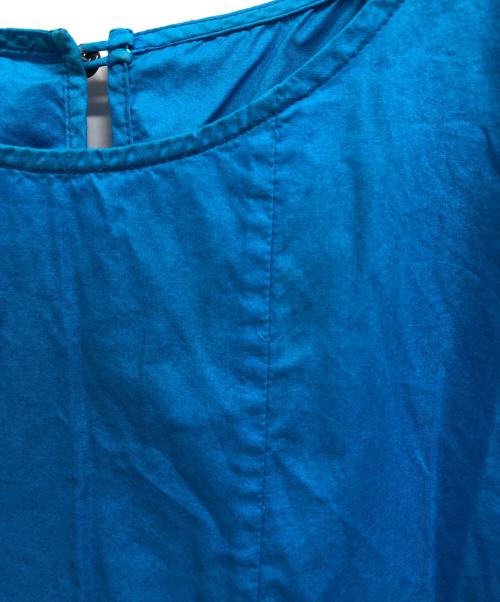 ZUCCA（ズッカ）ZUCCA (ズッカ) ガーメントダイローンワンピース ブルー サイズ:Mの古着・服飾アイテム