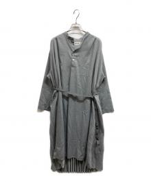 ZUCCA（ズッカ）の古着「シャツワンピース」｜グレー