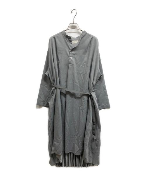 ZUCCA（ズッカ）ZUCCA (ズッカ) シャツワンピース グレー サイズ:Mの古着・服飾アイテム