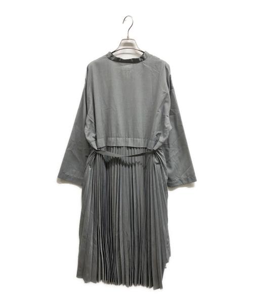 ZUCCA（ズッカ）ZUCCA (ズッカ) シャツワンピース グレー サイズ:Mの古着・服飾アイテム
