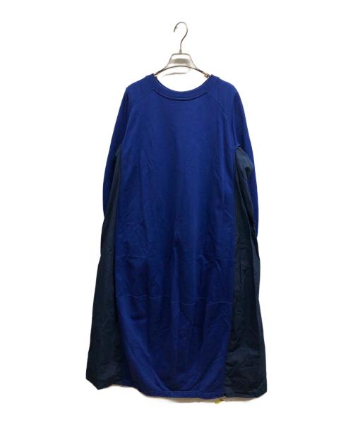 ZUCCA（ズッカ）ZUCCA (ズッカ) 切替ワンピース ブルー サイズ:Mの古着・服飾アイテム