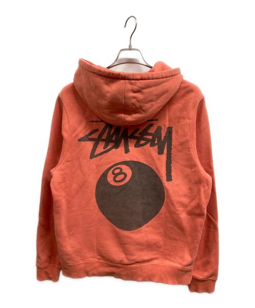 stussy（ステューシー）stussy (ステューシー) ロゴパーカー レッド サイズ:Sの古着・服飾アイテム