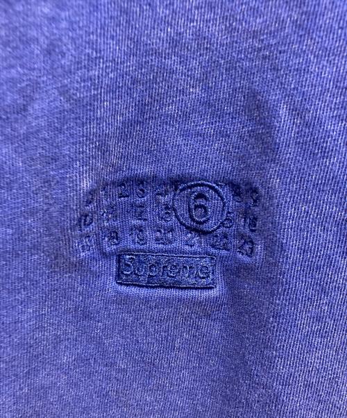 SUPREME（シュプリーム）Supreme (シュプリーム) MM6 Maison Margiela (エムエムシックスメゾンマルジェラ) Split S/S Top ネイビー サイズ:Sの古着・服飾アイテム