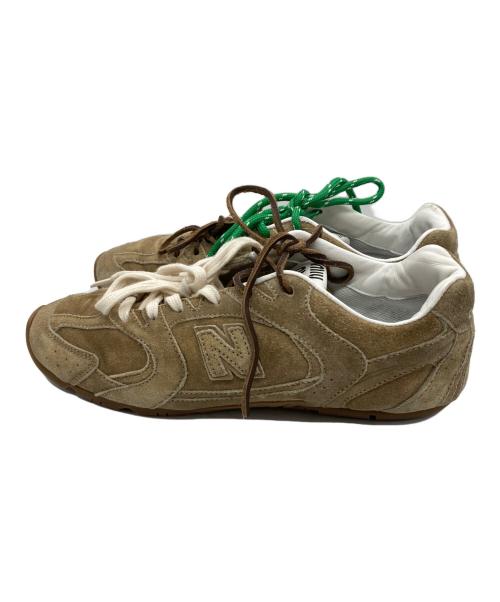 MIU MIU（ミュウミュウ）MIU MIU (ミュウミュウ) NEW BALANCE (ニューバランス) 530SL スウェードスニーカー/MIU MIU/NEW BALANCE ブラウン サイズ:40の古着・服飾アイテム