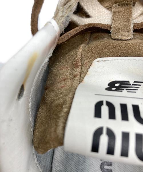 MIU MIU（ミュウミュウ）MIU MIU (ミュウミュウ) NEW BALANCE (ニューバランス) 530SL スウェードスニーカー/MIU MIU/NEW BALANCE ブラウン サイズ:40の古着・服飾アイテム