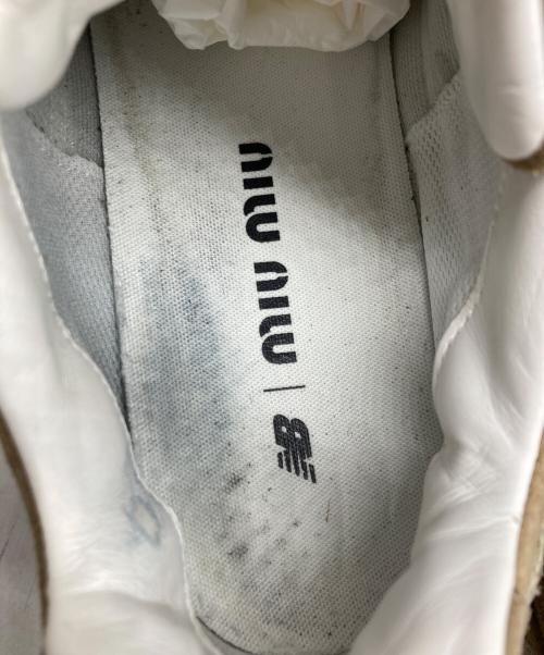 MIU MIU（ミュウミュウ）MIU MIU (ミュウミュウ) NEW BALANCE (ニューバランス) 530SL スウェードスニーカー/MIU MIU/NEW BALANCE ブラウン サイズ:40の古着・服飾アイテム