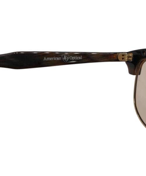 American Optical（アメリカン オプティカル）American Optical (アメリカン オプティカル) サングラス ブラウン サイズ:SIZE 51☐21の古着・服飾アイテム