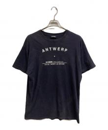 RAF SIMONS（ラフシモンズ）の古着「アントワープツアーTシャツ/RAF SIMONS」｜ブラック