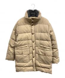 MONCLER（モンクレール）の古着「ロングダウンジャケット/MONCLER」｜ベージュ