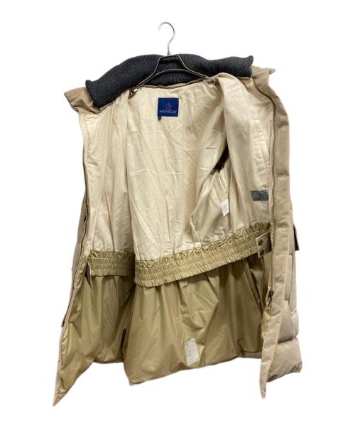 MONCLER（モンクレール）MONCLER (モンクレール) ロングダウンジャケット/MONCLER ベージュ サイズ:3の古着・服飾アイテム