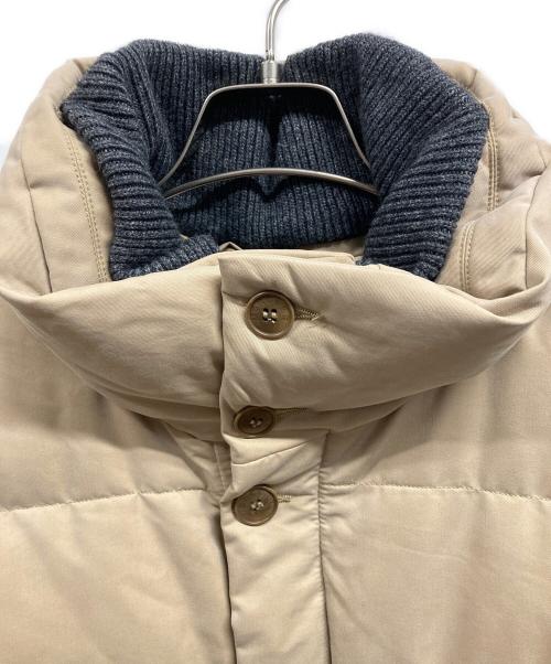 MONCLER（モンクレール）MONCLER (モンクレール) ロングダウンジャケット/MONCLER ベージュ サイズ:3の古着・服飾アイテム
