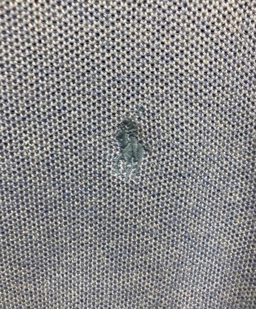 POLO RALPH LAUREN（ポロ・ラルフローレン）POLO RALPH LAUREN (ポロ・ラルフローレン) PIMA COTTONニット/POLO RALPH LAUREN ブルー サイズ:Mの古着・服飾アイテム
