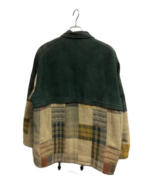 MUNPER（ムンペル）MUNPER (ムンペル) 切替ジャケット グリーン サイズ:50の古着・服飾アイテム