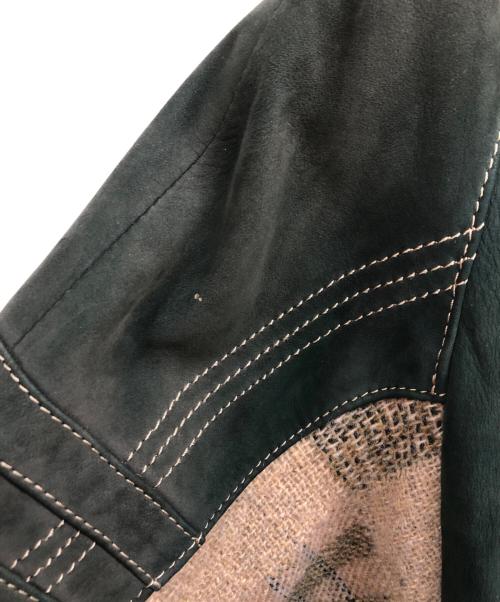 MUNPER（ムンペル）MUNPER (ムンペル) 切替ジャケット グリーン サイズ:50の古着・服飾アイテム