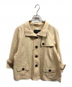 BURBERRY LONDONバーバリーロンドン）の古着「七分袖ジャケット/BURBERRY LONDON」｜ベージュ