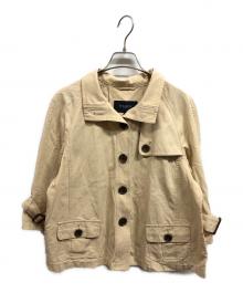 BURBERRY LONDON（バーバリーロンドン）の古着「七分袖ジャケット/BURBERRY LONDON」｜ベージュ