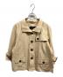 BURBERRY LONDON（バーバリーロンドン）の古着「七分袖ジャケット/BURBERRY LONDON」｜ベージュ