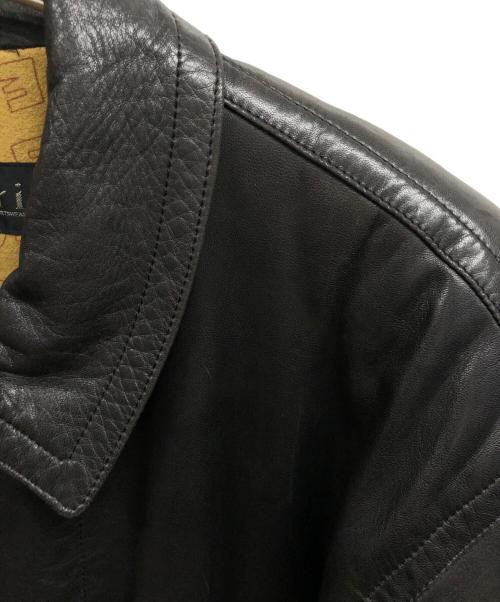 allegri（アレグリ）allegri (アレグリ) ラムレザージャケット ブラック サイズ:Mの古着・服飾アイテム