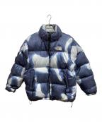 THE NORTH FACE×SUPREMEザ ノース フェイス×シュプリーム）の古着「Bleached Denim Print Nuptse Jacket/THE NORTH FACE/Supreme/ダウン」｜ブルー