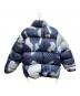 THE NORTH FACE (ザ ノース フェイス) Supreme (シュプリーム) Bleached Denim Print Nuptse Jacket/THE NORTH FACE/Supreme/ダウン ブルー サイズ:XL：60000円