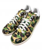 A BATHING APE×adidasアベイシングエイプ×アディダス）の古着「スタンスミス」｜ベージュ、グリーン、ブラウン、ホワイト、