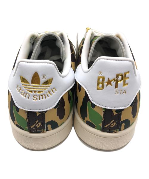 A BATHING APE（アベイシングエイプ）A BATHING APE (アベイシングエイプ) スタンスミス グリーン サイズ:27 未使用品の古着・服飾アイテム
