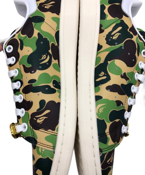 A BATHING APE（アベイシングエイプ）A BATHING APE (アベイシングエイプ) スタンスミス グリーン サイズ:27 未使用品の古着・服飾アイテム
