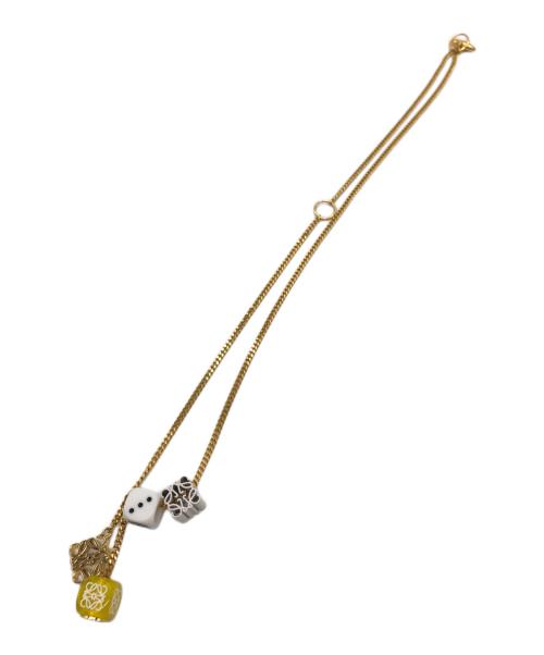 LOEWE（ロエベ）LOEWE (ロエベ) アナグラムネックレス ゴールドの古着・服飾アイテム
