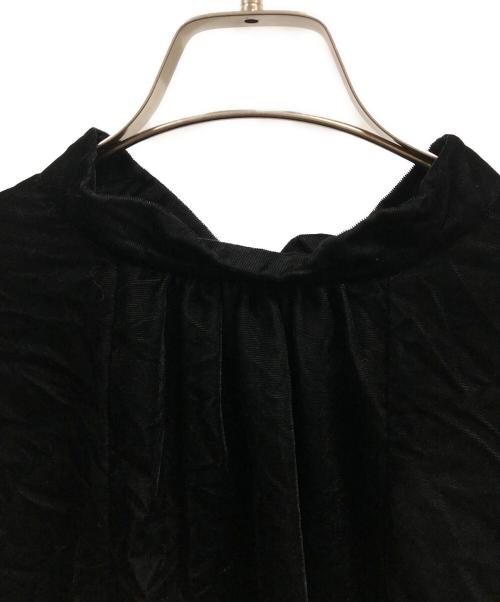 COMME des GARCONS COMME des GARCONS（コムデギャルソン コムデギャルソン）COMME des GARCONS COMME des GARCONS (コムデギャルソン コムデギャルソン) ベロア長袖ブラウス/COMME des GARCONS COMME des GARCONS ブラック サイズ:Sの古着・服飾アイテム