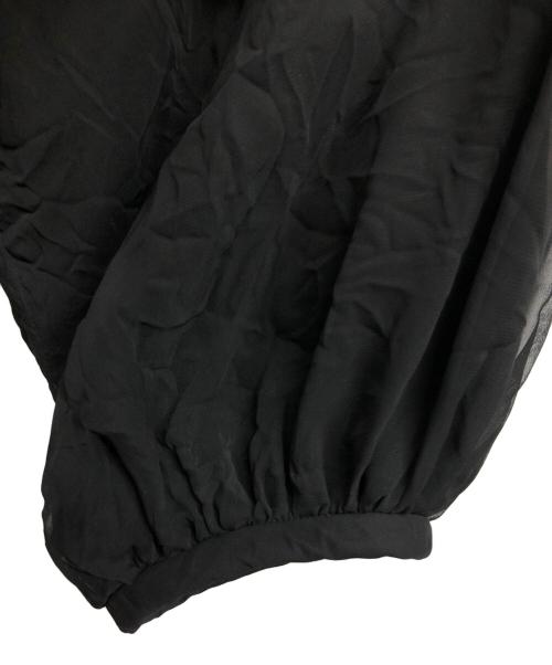 COMME des GARCONS COMME des GARCONS（コムデギャルソン コムデギャルソン）COMME des GARCONS COMME des GARCONS (コムデギャルソン コムデギャルソン) ベロア長袖ブラウス/COMME des GARCONS COMME des GARCONS ブラック サイズ:Sの古着・服飾アイテム
